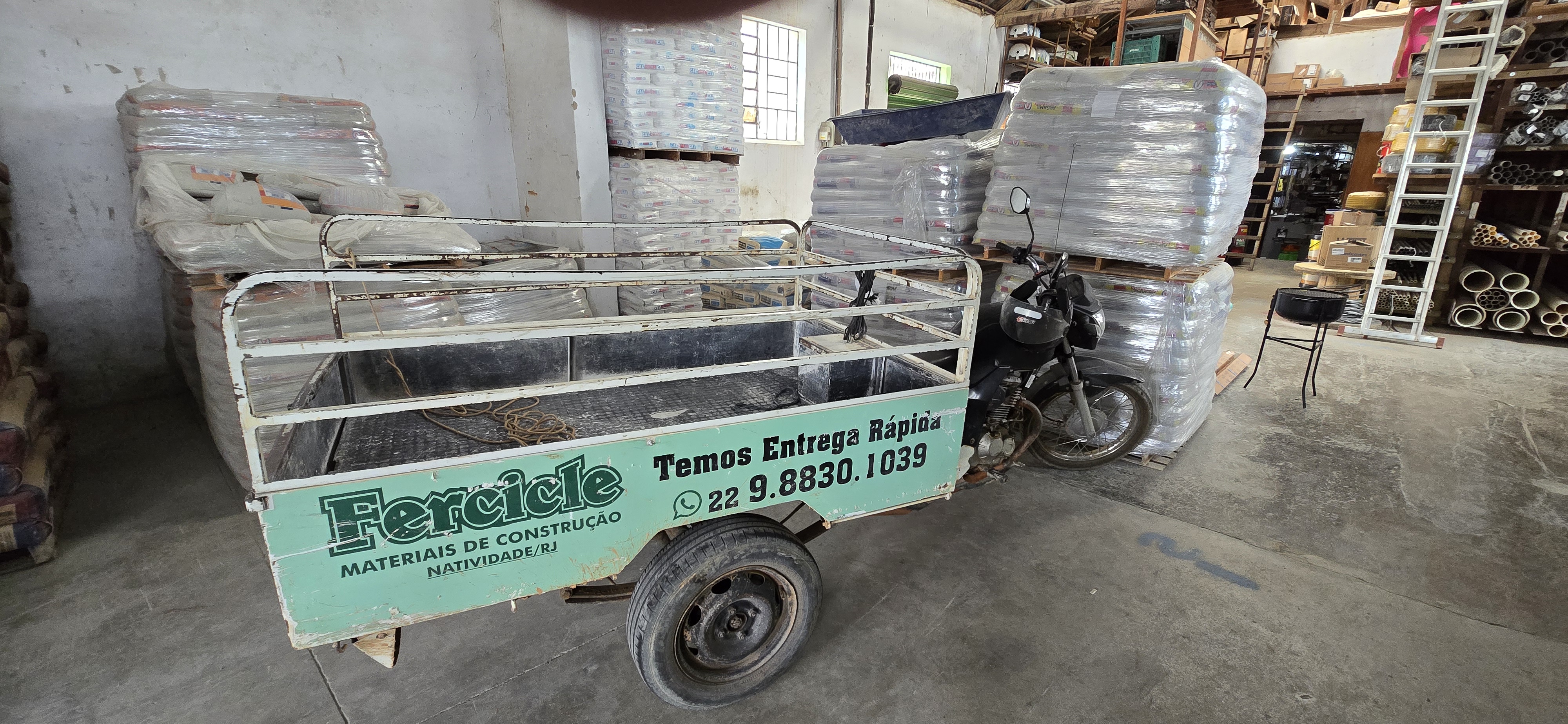 Serviço de entrega da loja Fercicle